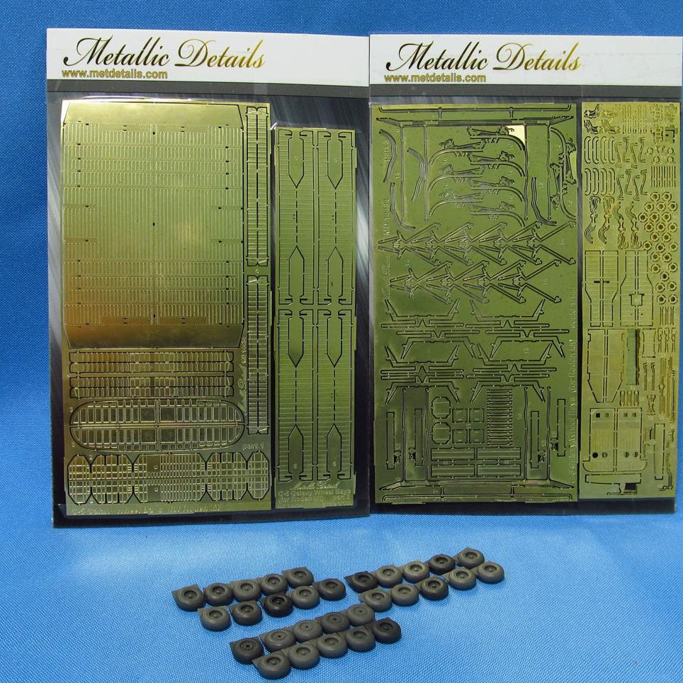 C-5B Galaxy, Wheel bays (for Roden) Scale 1:144 Metallic Details MD14434