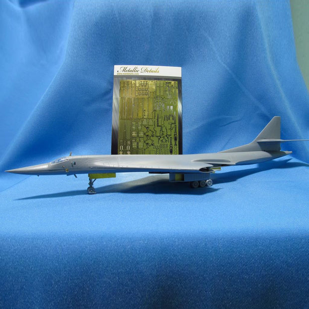 Tupolev Tu-160, Detailing set for model kit aircraft Exterior, Scale 1:144 Resin, Photoetch (Recommended for kit: Zvezda) Metallic Details MD14436