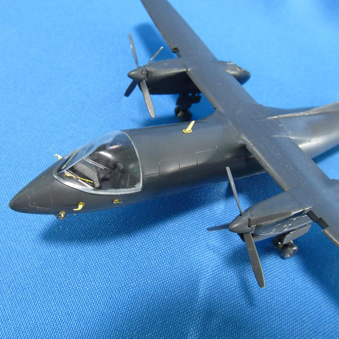 De Havilland Canada DHC-8-106 Dash 8, Detailing set for aircraft model Exterior, Scale 1:144 Photoetch (Recommended for kit: AMP) Metallic Details MD14437