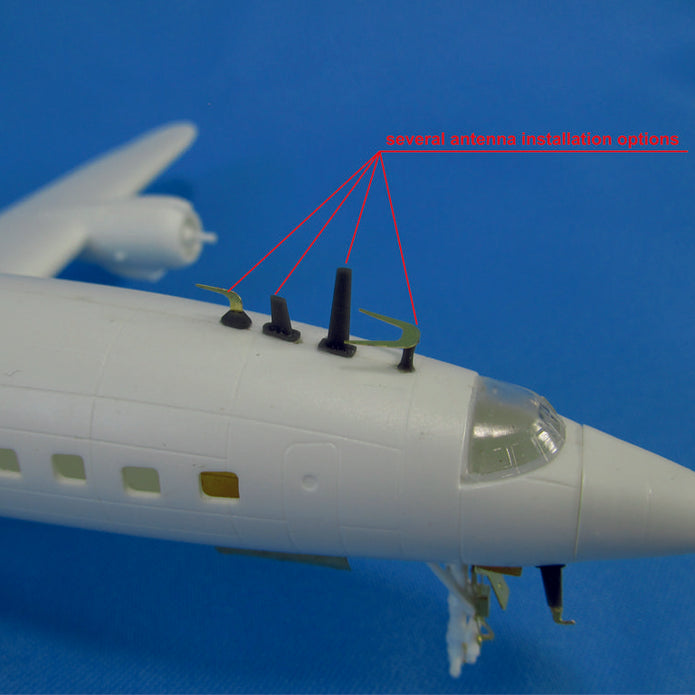 Lockheed L,1049G / C-121C, Detailing set for aircraft models Exterior, Scale 1:144 Resin, Photoetch (Recommended for kit: Revell) Metallic Details MD14440