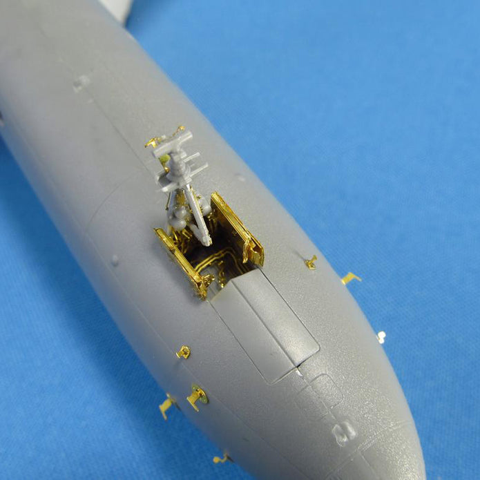 Tupolev Tu-204 Detailing set for aircraft model Exterior, Engines, Antennas and Chassis Niches (for Zvezda) Scale 1:144 Metallic Details MD14442