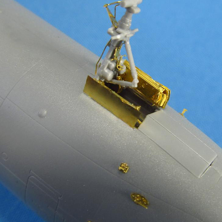 Tupolev Tu-204 Detailing set for aircraft model Exterior, Engines, Antennas and Chassis Niches (for Zvezda) Scale 1:144 Metallic Details MD14442