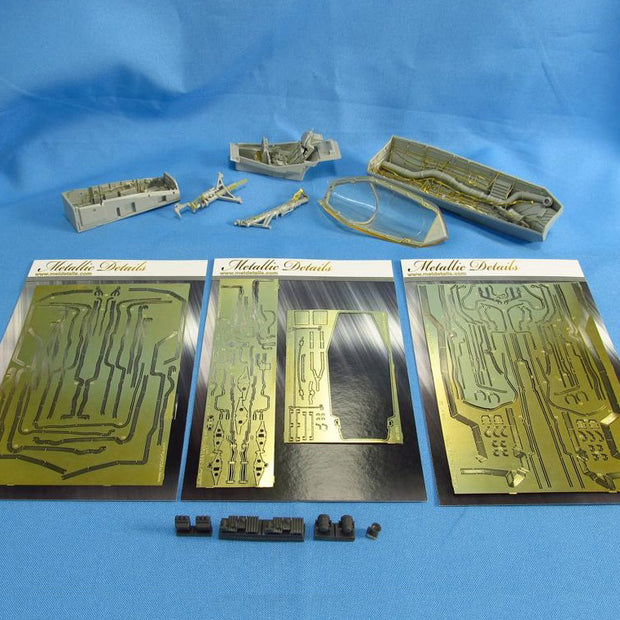 Lockheed-Martin F-35 A Lightning II Detailing set for aircraft model Exterior and Interrior (for Italeri) Scale 1:32 Metallic Details MD3201