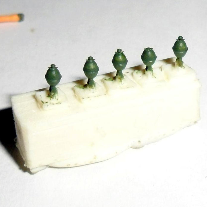 A box of German M39 grenades and a box of M24 grenades, Resin grenades with etched boxes Scale 1:35 Metallic Details MD3503