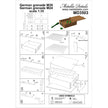A box of German M39 grenades and a box of M24 grenades, Resin grenades with etched boxes Scale 1:35 Metallic Details MD3503