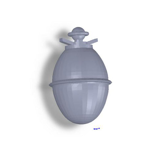 A box of German M39 grenades and a box of M24 grenades, Resin grenades with etched boxes Scale 1:35 Metallic Details MD3503