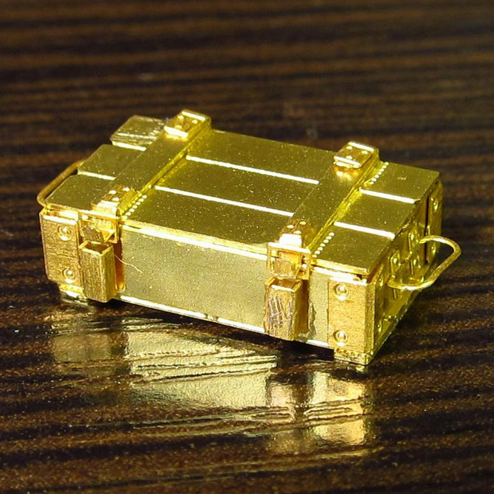 A box of Soviet F1 grenades and a box of RGD-5 grenades, Resin grenades with etched boxes Scale 1:35 Metallic Details MD3504