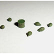 A box of Soviet F1 grenades and a box of RGD-5 grenades, Resin grenades with etched boxes Scale 1:35 Metallic Details MD3504