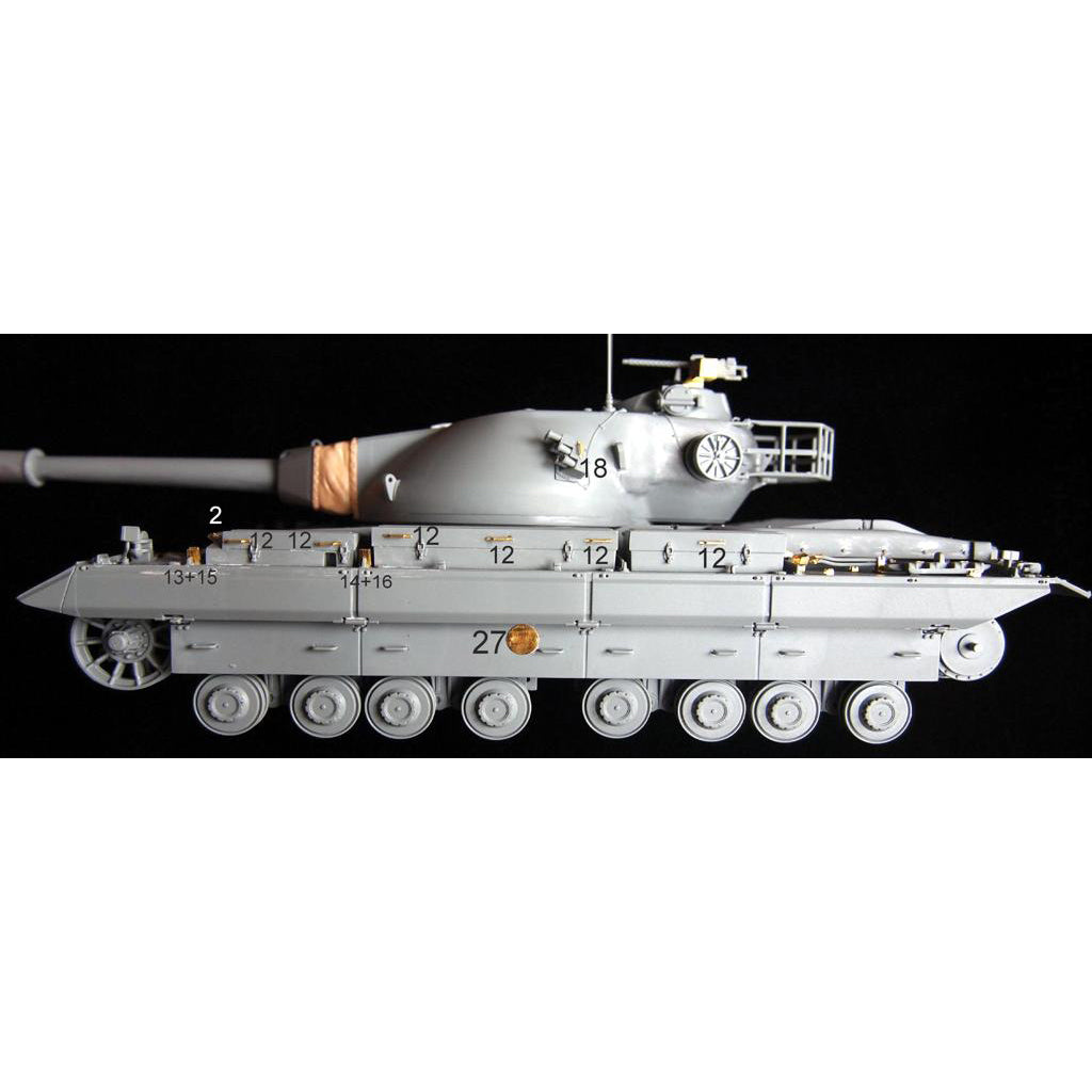 Conqueror British Heavy Tank Mark 2 - Detailing set for Exterior Scale 1:35 Metallic Details MD3507