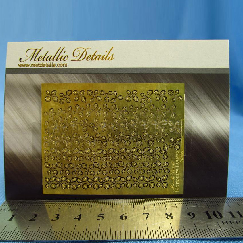 Monstera leaves for Dioramas in Scales1:72, 1:48, 1:35 Metallic Details MD3509