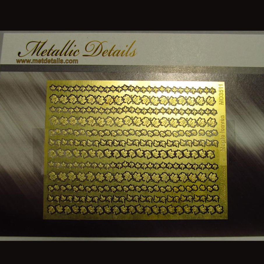 Maple leaves (flora) for Dioramas in Scales1:72, 1:48, 1:35 Metallic Details MD3511