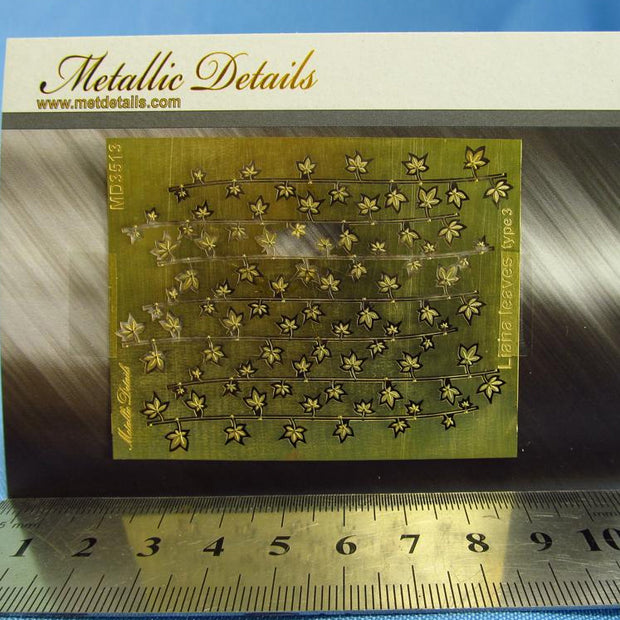 Liana leaves type 3 (flora) for Dioramas in Scales1:72, 1:48, 1:35 Metallic Details MD3513