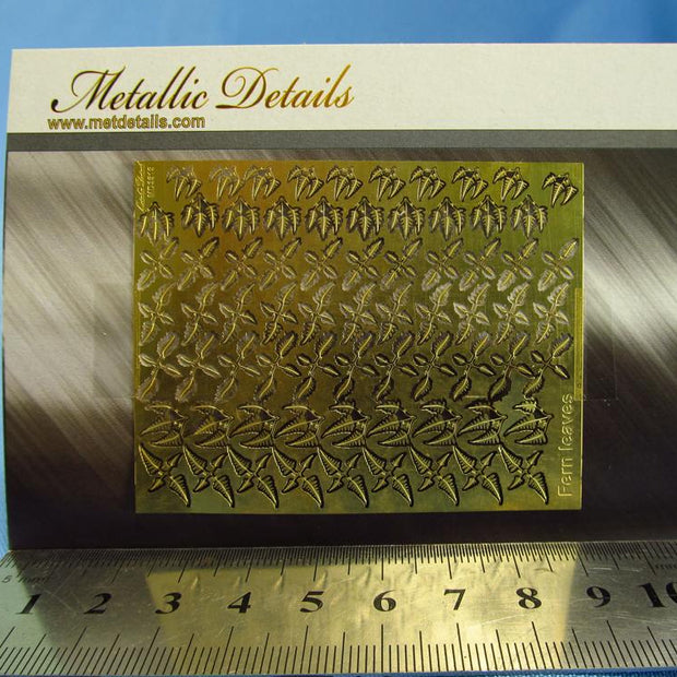 Fern leaves (flora) for Dioramas in Scales1:72, 1:48, 1:35 Metallic Details MD3515