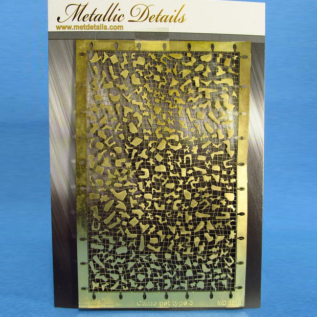 Camo net type 3 for Dioramas in Scales1:48, 1:35 Metallic Details MD3518