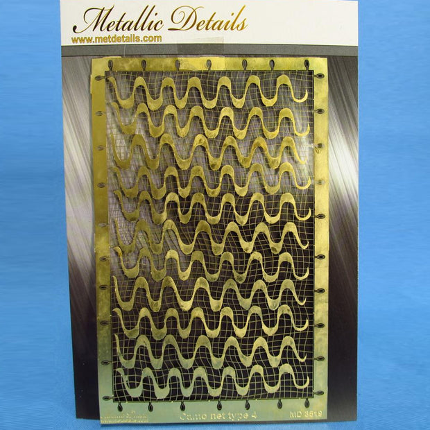 Camo net type 4 for Dioramas in Scales1:48, 1:35 Metallic Details MD3519