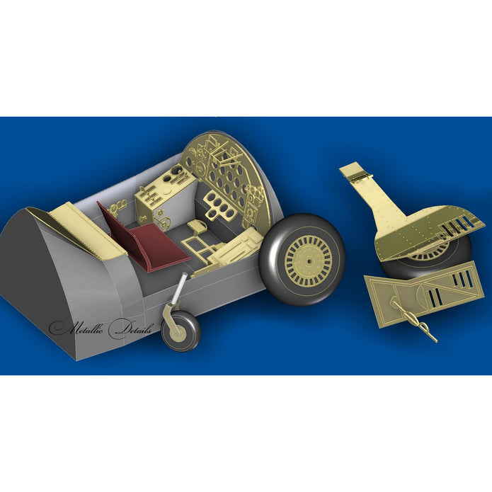 Polikarpov I-185, Detailing set for aircraft model Interior and Exterior Scale 1:48 Photoetch (Recommended for kit: Ark Models) Metallic Details MD4801