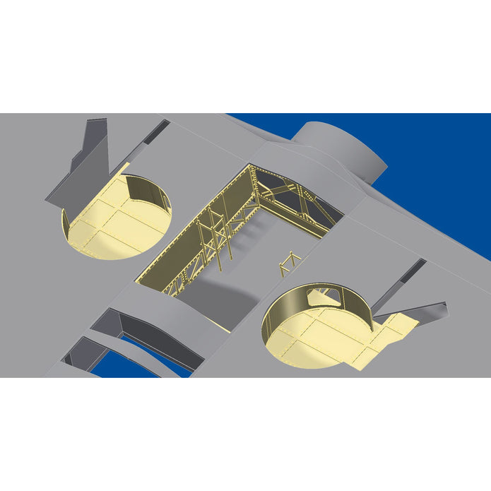 Sukhoi Su-2, Detailing set for aircraft model Interior and Exterior Scale 1:48 Photoetch (Recommended for kit: Zvezda) Metallic Details MD4802