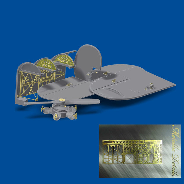 Polikarpov Po-2/U2 Detailing set for model kit aircraft Interior and Exterior Scale 1:48 Photoetch (Recommended for kit: ICM) Metallic Details MD4803