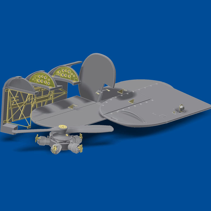 Polikarpov Po-2/U2 Detailing set for model kit aircraft Interior and Exterior Scale 1:48 Photoetch (Recommended for kit: ICM) Metallic Details MD4803