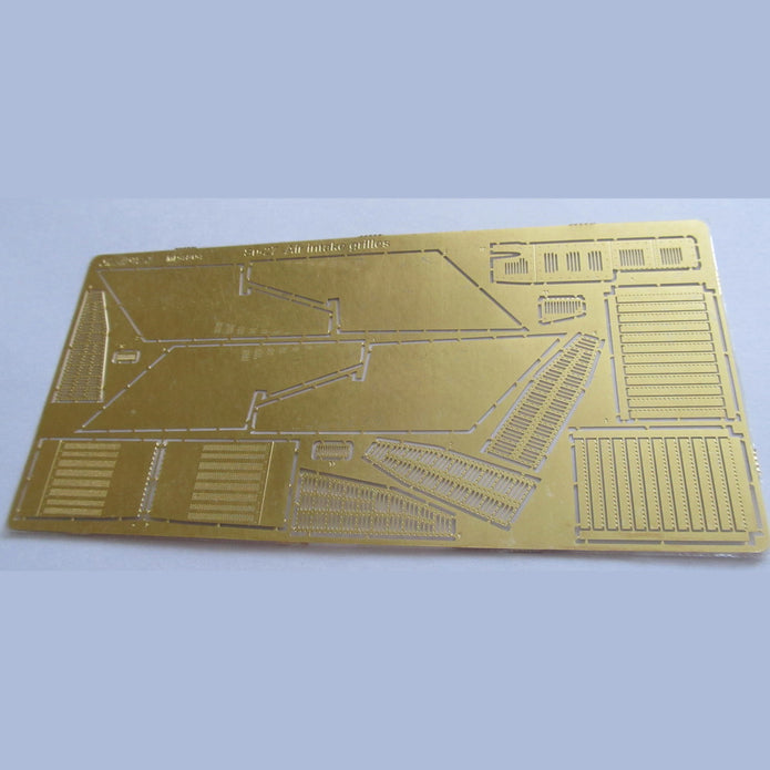 Sukhoi Su-27, Detailing set Air Intake Grilles, Scale 1:48 Photoetch (Recommended for kit: Academy) Metallic Details MD4804 - For model kit aircraft