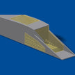 Sukhoi Su-27, Detailing set Air Intake Grilles, Scale 1:48 Photoetch (Recommended for kit: Academy) Metallic Details MD4804 - For model kit aircraft