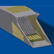 Sukhoi Su-27, Detailing set Air Intake Grilles, Scale 1:48 Photoetch (Recommended for kit: Academy) Metallic Details MD4804 - For model kit aircraft