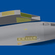 Sukhoi Su-27, Detailing set Air Intake Grilles, Scale 1:48 Photoetch (Recommended for kit: Academy) Metallic Details MD4804 - For model kit aircraft