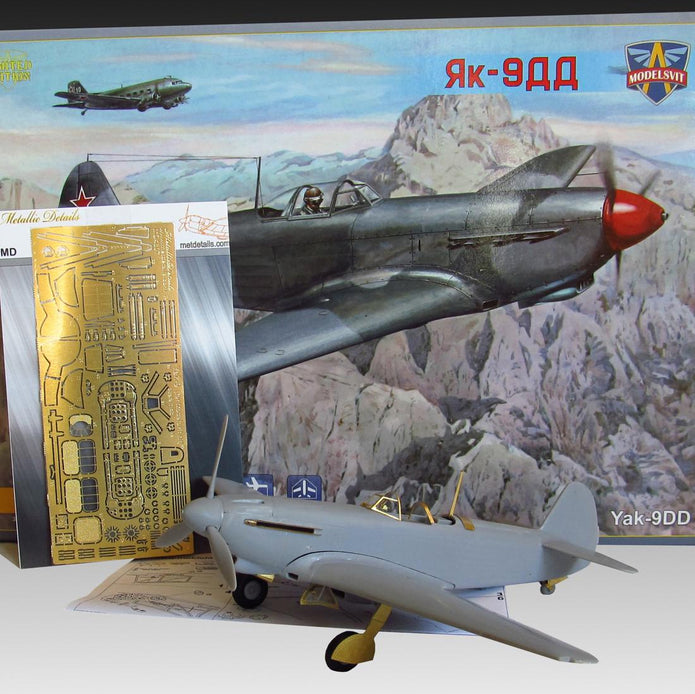 Yakovlev Yak-9 Detailing set for aircraft model Cockpit and Exterior (for Modelsvit) Scale 1:48 Metallic Details MD4807
