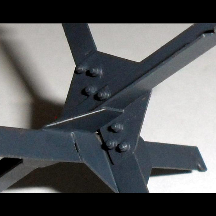 Czech Hedgehog, Anti tank baricades, Detailing sets for Dioramas Scale 1:48 Metallic Details MD4813