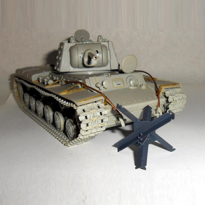 Czech Hedgehog, Anti tank baricades, Detailing sets for Dioramas Scale 1:48 Metallic Details MD4813