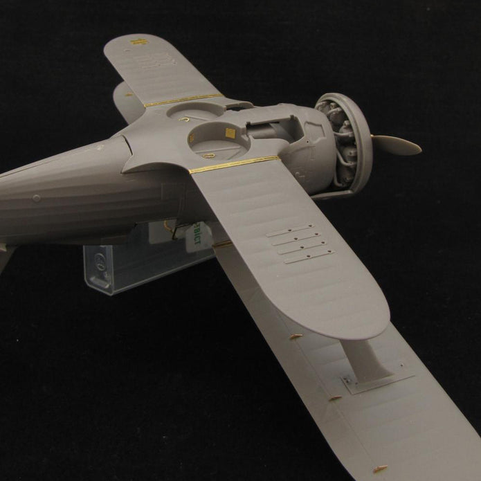 Polikarpov I-153, Detailing set for aircraft model Interior and Exterior, Scale 1:48 Photo etched (Recommended for kit: ICM) Metallic Details MD4817