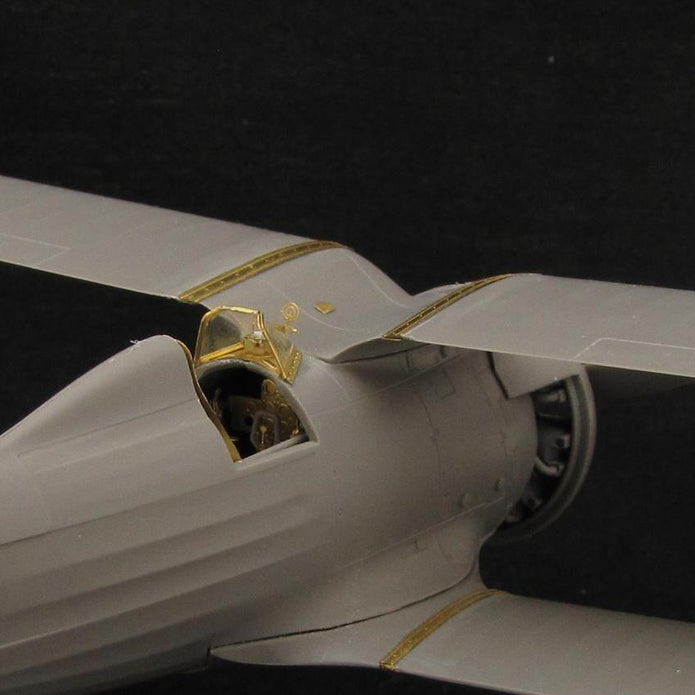 Polikarpov I-153, Detailing set for aircraft model Interior and Exterior, Scale 1:48 Photo etched (Recommended for kit: ICM) Metallic Details MD4817