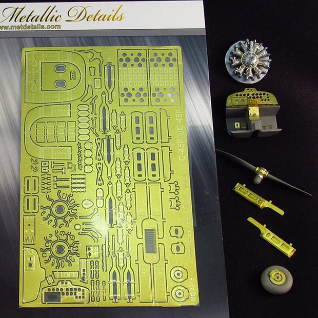 Beechcraft C-45 Expeditor Big Edition - Detailing set for aircraft model Engines, Interior and Exterior Scale 1:48 Resin, Photoetch (Recommended for kit: ICM) Metallic Details MD4820