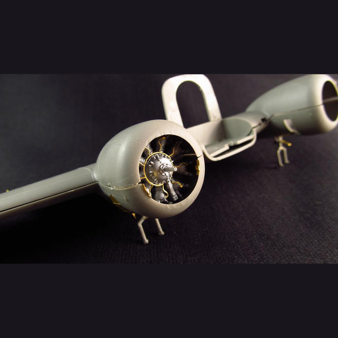 Beechcraft C-45 Expeditor Big Edition - Detailing set for aircraft model Engines, Interior and Exterior Scale 1:48 Resin, Photoetch (Recommended for kit: ICM) Metallic Details MD4820