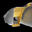 Mikoyan MiG-25, Air Intakes Details set, Scale 1:48 Photo etched (Recommended for kit: ICM) Metallic Details MD4821