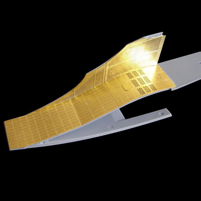 Mikoyan MiG-25, Air Intakes Details set, Scale 1:48 Photo etched (Recommended for kit: ICM) Metallic Details MD4821