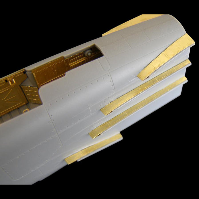 Mikoyan MiG-25, Air Intakes Details set, Scale 1:48 Photo etched (Recommended for kit: ICM) Metallic Details MD4821