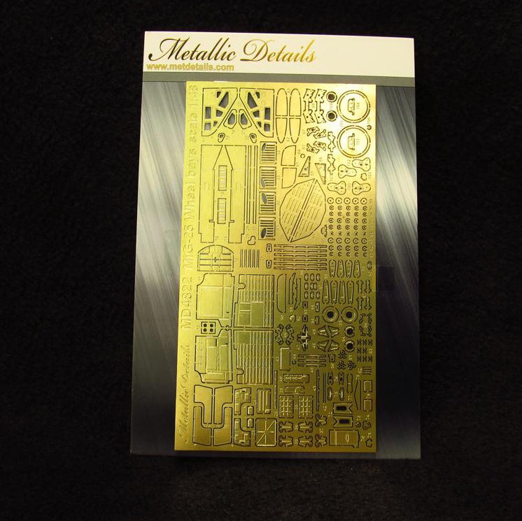 Mikoyan MiG-25, Detailing set for aircraft model Wheel Bays (for ICM) Scale 1:48 Metallic Details MD4822