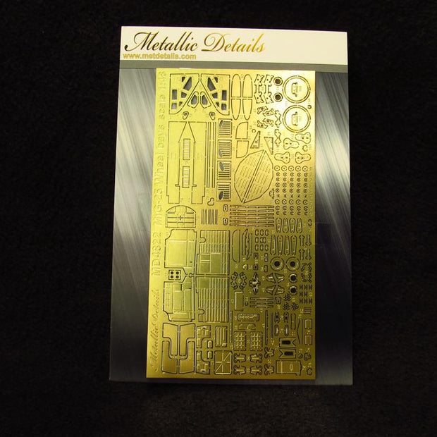 Mikoyan MiG-25, Detailing set for aircraft model Wheel Bays (for ICM) Scale 1:48 Metallic Details MD4822