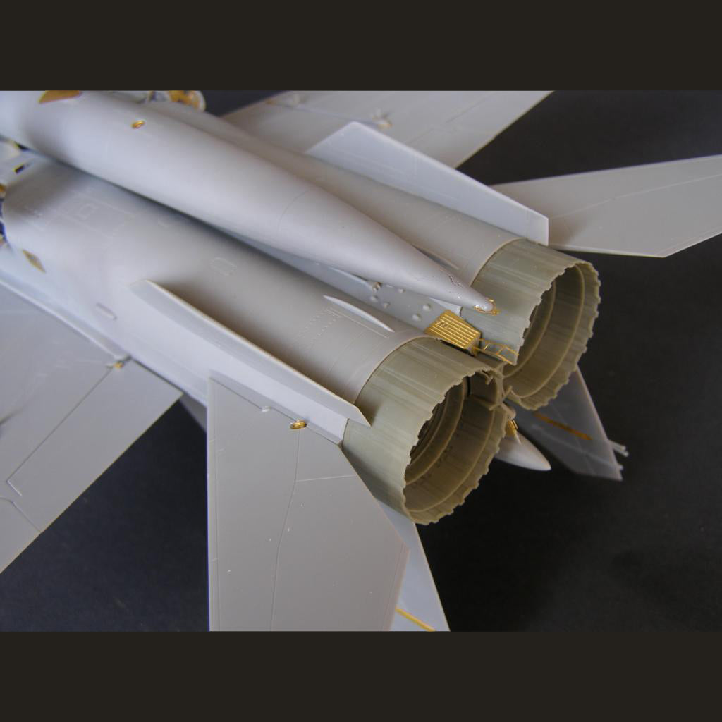 Mikoyan MiG-25, Exterior detailing set for aircraft model kit, Scale 1:48 Photoetch (Recommended for kit: ICM) Metallic Details MD4823