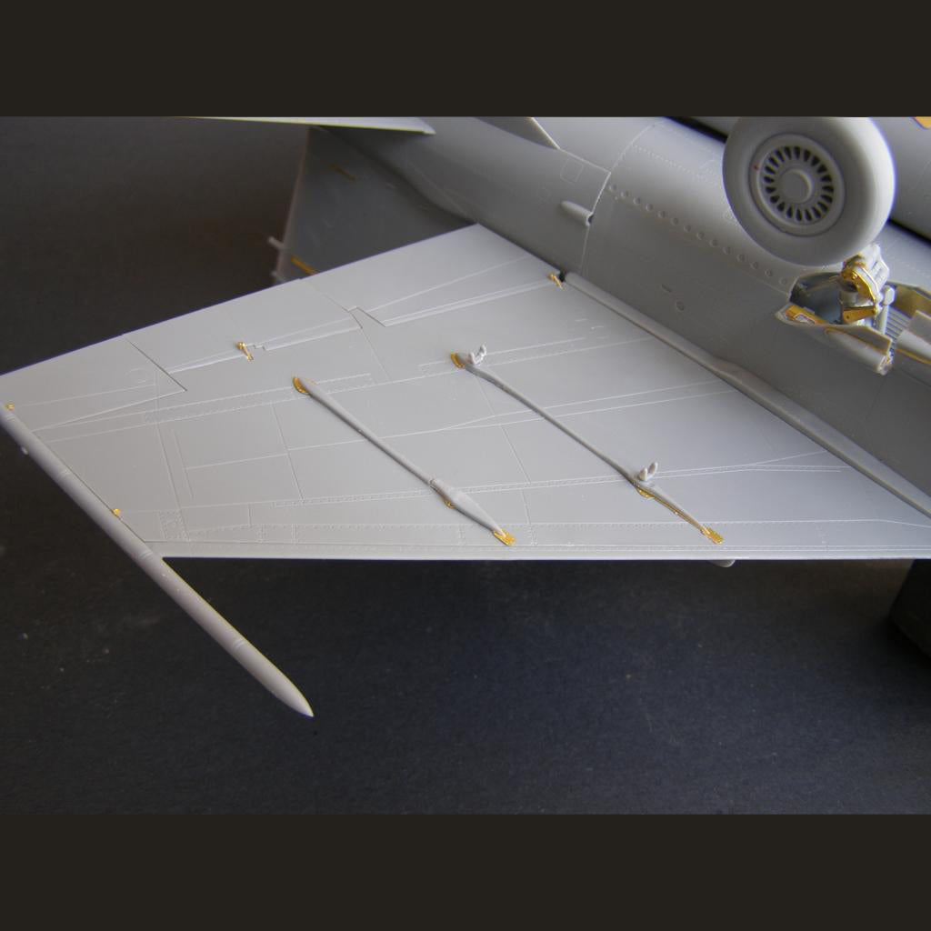 Mikoyan MiG-25, Exterior detailing set for aircraft model kit, Scale 1:48 Photoetch (Recommended for kit: ICM) Metallic Details MD4823