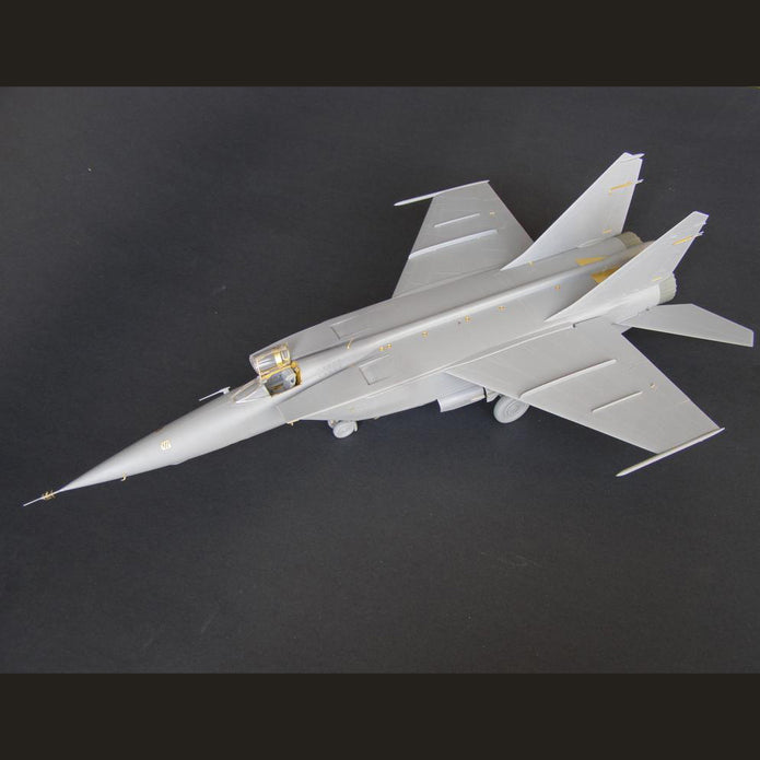 Mikoyan MiG-25, Exterior detailing set for aircraft model kit, Scale 1:48 Photoetch (Recommended for kit: ICM) Metallic Details MD4823