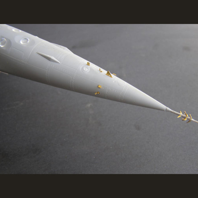 Mikoyan MiG-25, Exterior detailing set for aircraft model kit, Scale 1:48 Photoetch (Recommended for kit: ICM) Metallic Details MD4823