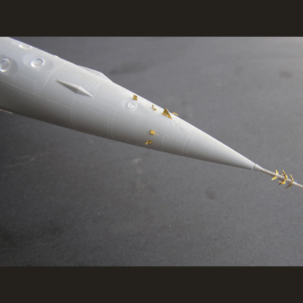 Mikoyan MiG-25, Exterior detailing set for aircraft model kit, Scale 1:48 Photoetch (Recommended for kit: ICM) Metallic Details MD4823