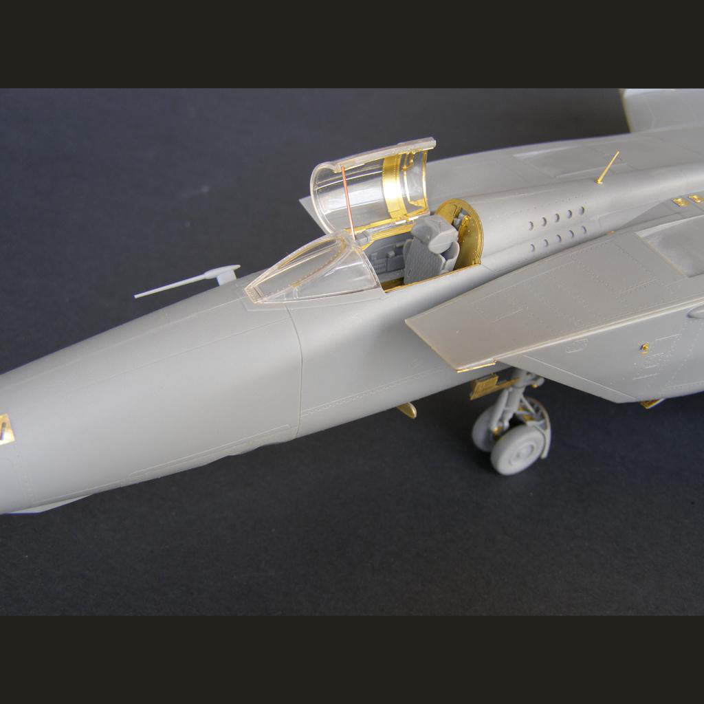 Mikoyan MiG-25, Exterior detailing set for aircraft model kit, Scale 1:48 Photoetch (Recommended for kit: ICM) Metallic Details MD4823