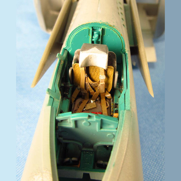 Mikoyan MiG-25, Seat Belts for aircraft models Scale 1:48 Photoetch (Recommended for kit: ICM) Metallic Details MD4825