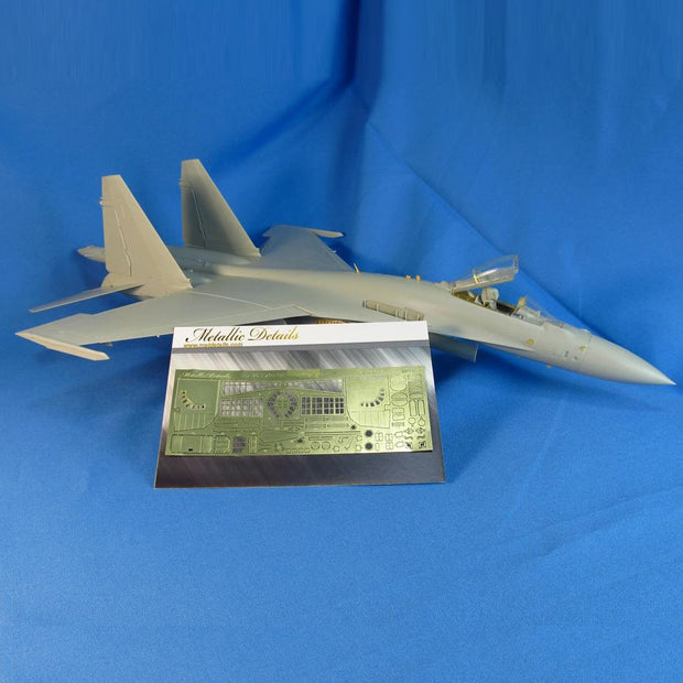 Sukhoi Su-35, Detailing Exterior for aircraft models, Scale 1:48 Photoetch (Recommended for kit: Kitty Hawk) Metallic Details MD4826