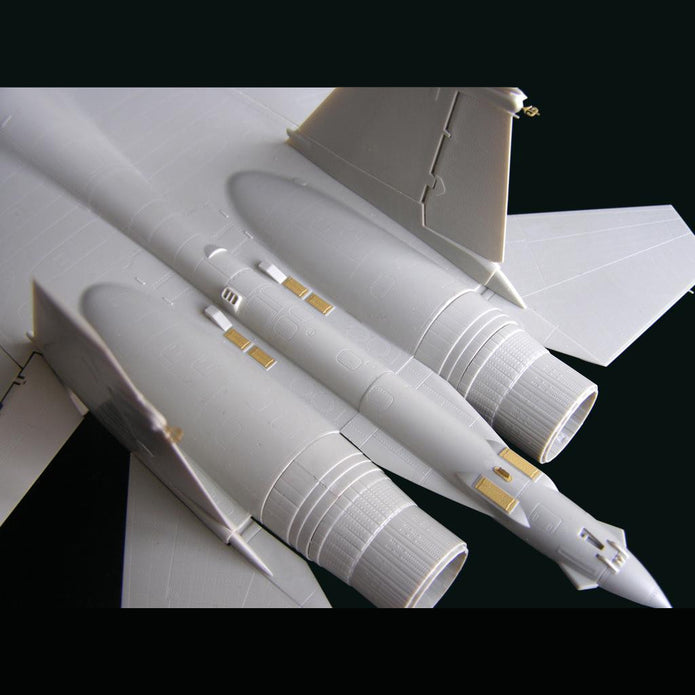 Sukhoi Su-35, Air Intakes Detailing for aircraft models, Scale 1:48 Resin, Photoetch (Recommended for kit: Kitty Hawk) Metallic Details MD4827