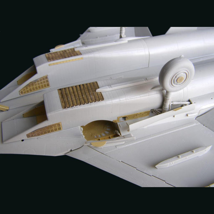Sukhoi Su-35, Air Intakes Detailing for aircraft models, Scale 1:48 Resin, Photoetch (Recommended for kit: Kitty Hawk) Metallic Details MD4827