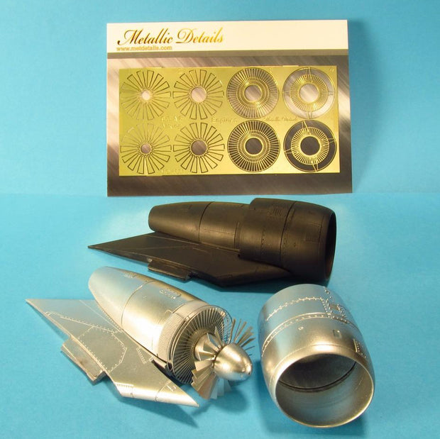 Lockheed S-3A Viking, Detailing Engines for Aircraft Model Kit, Scale 1:48 Resin, Photoetch (Recommended for kit: Italeri) Metallic Details MD4831